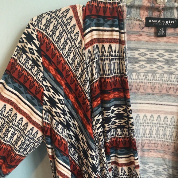 Aztec Print Cardigan - Picture 2 of 5